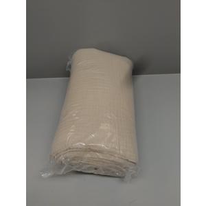 100% Cotton Blanket Large 50"x 70", 6 Layers Muslin Blankets, Cooling and Soft Throw Blanket for Bed and Couch, Breathable Quilt Bedspread, Gauze Bedding for Adults, Oatmeal, Beige Linen