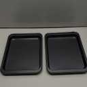 Little Small Baking Sheets Nonstick Set of 2 (9.5inch X 7.1inch) - SS&CC 8 Inch Nonstick Baking Toaster Oven Tray Cookie Sheets, 1 or 2 Person Household