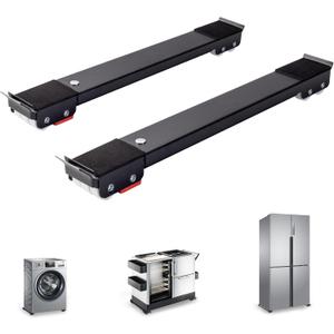 Nefish Appliance Roller Heavy Duty Upgraded Appliance Rollers for Washer and Dryer with Rubber Mat Extendable Appliance Slider Furniture Dolly for Moving Washing Machine Furniture Appliance Easily