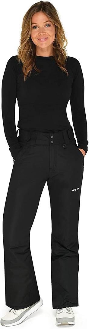 Arctix womens Insulated Snow Pants (L /33" Inseam, Black)
