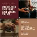 18.21 Man Made Hair Styling Product, 2oz. Original Sweet Tobacco Scent in Pomade with High Shine Finish