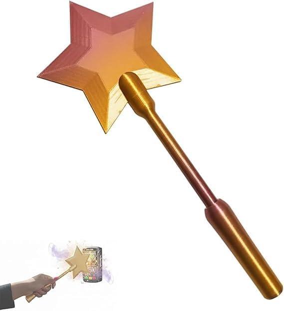 Credit Card Wand Tap to Pay Wand Contactless Payment Card Holder, 3D Printed Magic Wand for Debit & Credit Card Tap to Pay, Golden Yellow