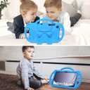 AVAWO Kids Case for Samsung Galaxy Tab A11+ Plus/A9+ Plus 11 Inch Case, with Strap, Shockproof Lightweight Handle Stand 2025/2023 Model with Lanyard, Blue