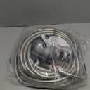 Metal Garden Hose 50ft Heavy Duty Stainless Steel Water Hose with Sprayer & Metal Fittings Flexible Lightweight Hose Puncture Proof Hose for Yard, Outdoors, Rv