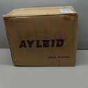 Ayleid Retractable Garden Hose Reel,1/2 in x 100 ft Wall Mounted Hose Reel, with 9- Function Sprayer Nozzle, Any Length Lock/Slow Return System/Wall Mounted/180Swivel Bracket (Gray)