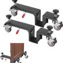 2PCS Door Dolly Holds up tp 330LBS-Heavy Duty Door Installation Tool Easy Install for Single Person Door Tools for Doors from 1.18 to 1.97