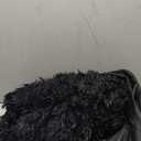 Bean Bag Cover (No Filler), Faux Fur Comfy Bean Bag Covers for Adults, Washable Beanbag Chair Cover, Fluffy Plush Giant Bean Bags Chairs Covers for Teens Kids Girls, Anti-Slip, 5FT, Black