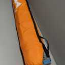 Oileus X-Large 4 Person Beach Tent Sun Shelter - Portable Sun Shade Instant Tent for Beach with Carrying Bag, Stakes, 6 Sand Pockets, Anti UV for Fishing Hiking Camping, Waterproof Windproof, Orange