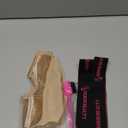 Lace Wig Grip Cap for Women - Medium Size Snug Fit 4x5 Transparent Swiss Lace Non-slip Glueless Wig Gripper with Ear-Cutouts Adjustable Velcro Headband (Light Brown)