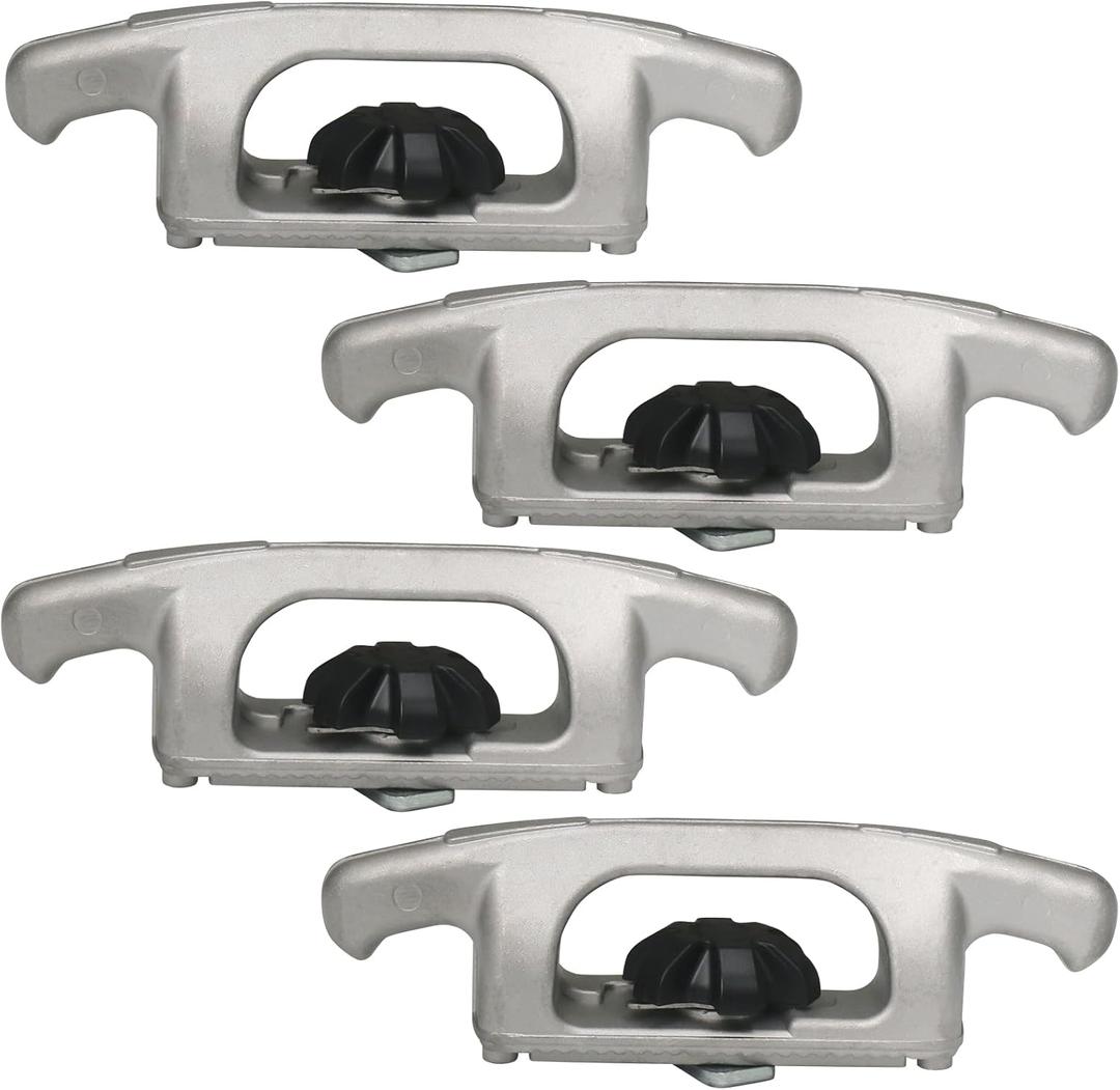 Titan Bed Cleat Tie Down Anchor for Truck Bed Rail System 4pcs Compatible with 2016-2024 Titan Truck Cargo Bed Accessories Parts Replaces 999T7-W3900 999T7-W3800