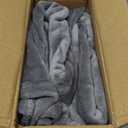 Ultra Soft Fleece Blanket Twin Size - Flannel Fleece Luxury Twin Blanket - Lightweight for Couch Bed Chair - Thick, Warm & Breathable - All Season Cozy Fuzzy, Anti-Static Microplush Bedding, Dark Grey