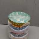 Selamica Ceramic Cereal Bowls Set of 6, 24 Oz Deep Soup Bowls for Kitchen, 5.9 Inch Dessert Bowls for Salad, Pasta, Oatmeal, Ramen, Microwave Dishwasher Safe, Set of 6, Assorted Colors