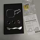 Doulings Frameless Series Designed for iPhone 16 Pro Max Case,Minimalist Protective Shock Absorption Aerospace Grade Aluminum Shells & Elastomer Inlays Easy Fit,Shockproof Bumper Cover,Titanium Grey