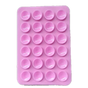 Pack of 2 Silicone Suction Cup Phone Cases Strong Grip Stand with Adhesive Holder Non-Slip Hands Free for All Mobile Phones (Pink)