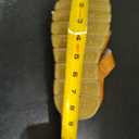 DADAWEN Boy's Girl's Leather Closed Toe Outdoor Sport Sandals 2.5 Little Kid (Yellow)
