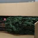 YITAHOME Pre-Lit Aspen Fir Artificial Christmas Tree 7.5ft with Remote, Layered Christmas Tree with Crystal Decorations, Noble Holiday Decor with 1319 PE & PVC Mixed Branch Tips, 700 Lights, Green