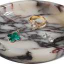 Jewelry Tray,5.5"x5.5" Marble Jewelry Tray for Entryway Table,Countertop Bathroom, Kitchen Dresser,Marble Tray,Waiting for Storage of Small Trinket,Home Decor Organizer (A2)