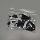 YAODHAOD Dog Shoes for Small Dogs, Puppy Dog Boots & Paw Protector for Winter Snowy Days, Anti-Slip Sole Dog Booties for Indoor Hardwood Floor 4PCS (Black, Size: 5)