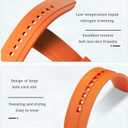 Watch Band Quick Release Fluororubber 19mm 20mm 21mm 22mm Soft Durable Universal FKM Rubber Replacement Band Strap for Men Women