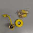 1/2 inch Natural Gas Quick Connect Fittings Kit with Male Insert Plug,100% Solid Brass with Dust Cover for Portable Generator or Bbq Gas Line Connection