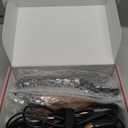 Ufree 5 in 1 Curling Iron with Interchangeable Ceramic Barrels (0.35"-1.25"), Curling Wand Set with Flat Iron Hair Straightener, Instant Heat Up, Dual Voltage Hair Curler, Gifts for Women (Rose Gold)