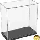 DuvinDD Clear Acrylic Display Case for Lego New York City Model Kit 21028, Lego Architecture Paris Model 21044, Assemble Showcase Dustproof Collectibles Storage Acrylic Boxes (11.8x5.9x11.8 inch)