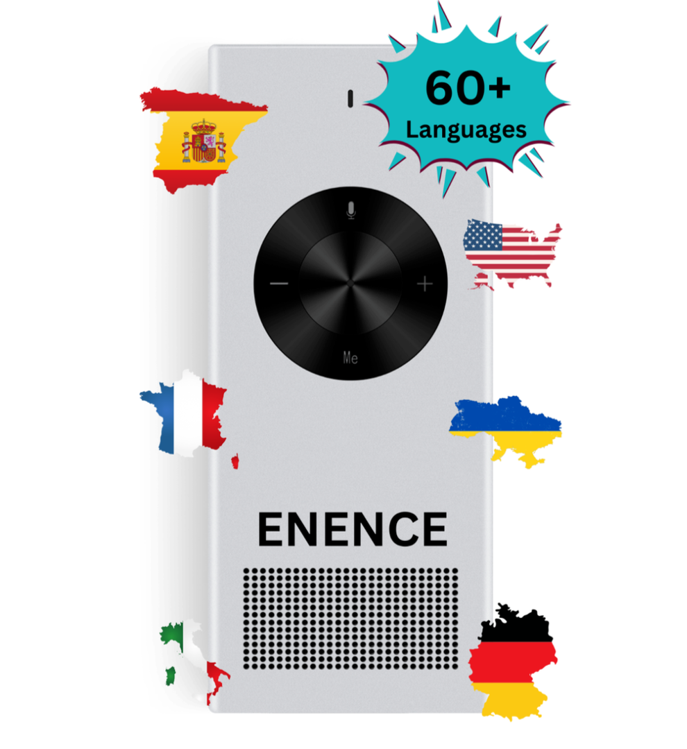 ENENCE PRO | Language Translator Device, Two Way Real-Time Voice Translation