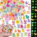 240 Pcs Mini Resin Animals Variety Tiny Animals Figures Miniature Little Small Animal Figurines Bulk for Micro Fairy Garden Landscape Accessories Hide Crafts Decor Aquarium