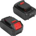 2 Pack 3500mAH 20V MAX Lithium Battery Compatible with DEWALT DCB180 DCB181 DCB181-XJ DCB200 DCB201 DCB201-2 DCB204 DCB206, 20Volt DCD/DCF/DCG/DCS Series