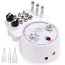 3 IN 1 Microdermabrasion Machine, Beauty Star Professional Diamond Dermabrasion Facial Devices at Home (White)