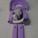 Potty Training Seat Ladder Girls,Toddlers Potty Training Toilet Seat Boys,Kids Potty Seat Potty Chair with Step Stool FedicellyGray/Purple