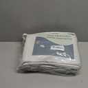 Joywell 100% Blackout Linen Curtains 96 Inches Long for Bedroom Natural Black Out Curtain 8 FT Hook Belt Room Darkening Drapes for Living Room Sliding Door Window Cream Ivory 2 Panel,52 x 96