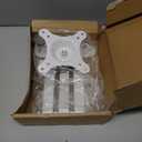 Full Motion Wall Mount for Echo Show 15, Monitor Wall Mounting Bracket for 15-28 Inch Monitors TVs, Swivel and Tilt 360° Rotate Wall Mount for Alexa Echo Show 15, Adjustable and Extendable (White)