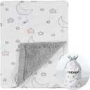 CREVENT 30''X40'' Cute Cozy Fluffy Warm Baby Blanket for Girls Boys Infants Toddlers' Bedding/Crib/Cot/Stroller, Baby Shower Birthday Newborn's Gift - Good Night