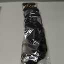 Super Wave Bulk Human Hair 100% Unprocessed Brazilian Virgin Human Hair Extensions Bundles for Braiding Hair Wet and Wave Micro Human Hair(1Pack-4PCS, 18inch Natural Black)