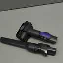 Vacuum Crevice Tool and Removable 2-in-1 Tool Brush Replacement Parts Compatible with Shark Pet Cordless Stick IX141 IZ462H IZ483H IZ363HT IZ361H IZ163H IZ362H Attachments for D-Shaped Vacuum Cleaner