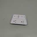 Wall Outlet Extender with Night Light, Power Plug Adapter Multi Plug Outlet Surge Protector with 4 USB Charging Ports (2 USB C), Adapter Spaced Outlets for Home Travel Office