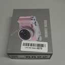 Upgrade Kids Selfie Camera, HD Digital Video Cameras for Toddler, Portable Toy for 3 4 5 6 7 8 Year Old Girl with 32GB SD Card-Black