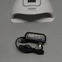 JODSONE U V LED Nail Lamp, Nail Dryer for Gel Polish, Led Light with Automatic Sensor & 4 Timers (Milky White)