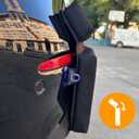 Thickest Rear Bumper Protector for Cars with Safety Reflector, Bumper Guard for Car  Heavy-Duty Protection & Safety, 47.2"x11.8"x1.7" Black