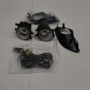 WFLNHB 1 Pair of Fog Lights Kit Replacement for Toyota Yaris Sedan 2007-2011 Fog Bumper Fog Lamps Passenger & Driver Side