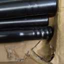 Curtain Rods for Windows 36-78 inch, 5/8 inch Matte Black Curtain Rod with Brackets Adjustable by Splicing for Bedroom Kitchen Study Living Room