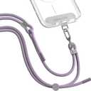 CASETiFY 6mm Rope Cross Body Strap with Card - Soft Lavender