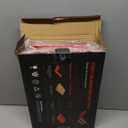 Deep Grill Carry System with Lids, Cutting Board, Tong, Gift Ready BBQ Carry Tray for Prepping, Marinating and Serving, Diswasher Safe, Nesting Platters Black in Red