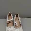 Mary Janes for Women Platform Heels Bow Kawaii Shoes Vintage Dress Pumps (6.5)