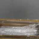 Hiddin Clear Acrylic Pet Feeder Overflow Tray, Modern Spill Mat for Dogs and Cats, Protects Floors from Water and Food Mess, Durable Lucite Design, Easy to Clean, Pairs with Elevated Dog Bowl Stand