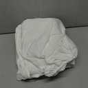 Cottington Lane 100% Cotton Twin Sheet Set, 4 Piece White Luxury Hotel Quality Sheets, Deep Pocket Fits 8-16 Inch Mattress, Breathable, Durable, Cooling Sheets with Crisp Cotton Feel