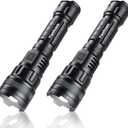 Yanfoam Rechargeable Flashlights High Lumens  1200LM Small Powerful Tactical Flashlight with 5 Modes, High Powered Zoomable LED Flash Light for Camping, Outdoor, Hiking, Home, Emergencies