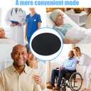 Pivot disc for transfers,Assist Patient transfers Between beds, Chairs, or wheelchairs with This 360 Rotating Pivot disc. Ideal for hemiplegic or Post-Fracture Mobility Support,15.6inch Diameter