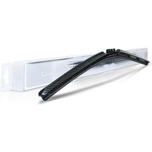 Clix Wipers - 16" Black Carbon Fiber Automotive Replacement Wiper Blade (Pack of 1) Universal Clip On All-Weather Flex Frame Windshield Wiper (16" (Pack of 1))